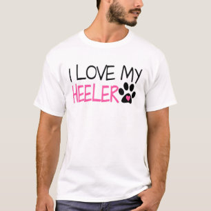 I Love My Heeler Funny Australian Cattle Dog Lover T-Shirt