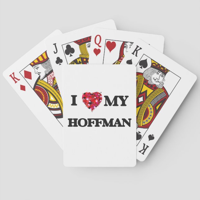 I Love MY Hoffman Playing Cards (Back)