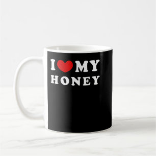 I Love My Honey, I Heart My Honey  Coffee Mug