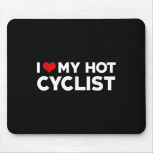 I Love My Hot Badminton Player Husband Wife Boyfri Mouse Pad