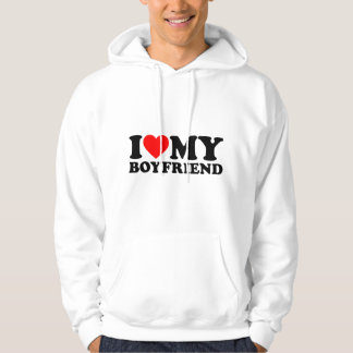 I Love My Hot Boyfriend I Heart My Hot Boyfriend F Hoodie