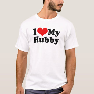 I Love My Hubby Husband Valentine's Day T-Shirt