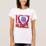 I Love My Hubby red heart - photo T-Shirt<br><div class="desc">I Love My Hubby red heart - photo</div>