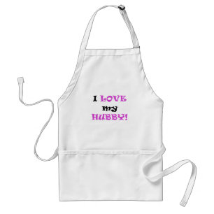 I Love my Hubby Standard Apron