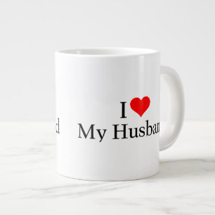 I love my husband large coffee mug