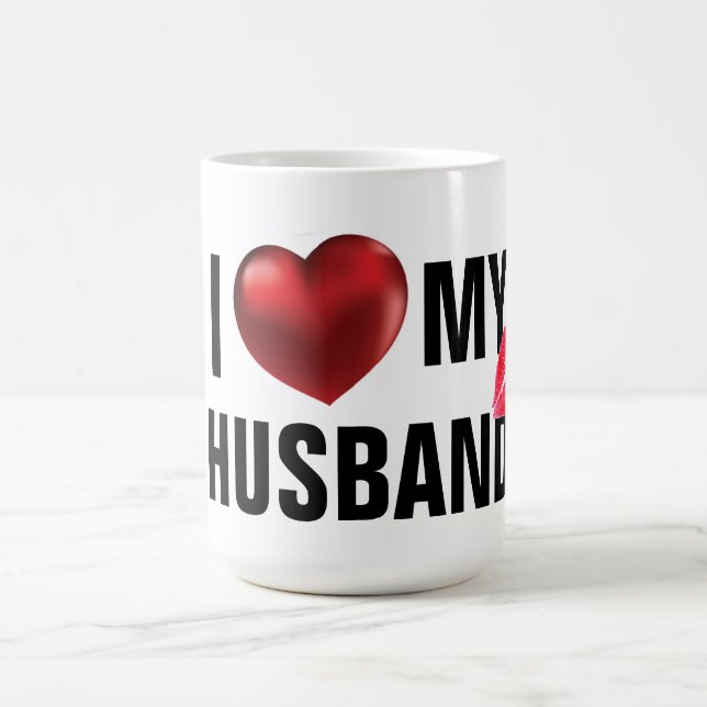 I love my husband mug valentine's day gift idea (Center)