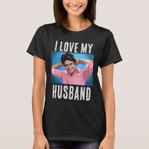 I LOVE MY HUSBAND PHOTO CUSTOM T-SHIRT