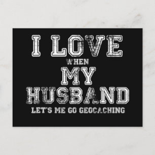 I Love My Husband! Postcard