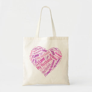 I Love My Husband Tote Bag