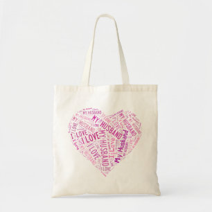 I Love My Husband Tote Bag