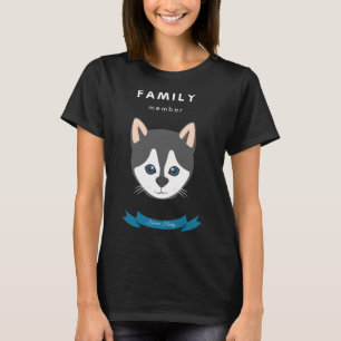 I Love My Husky  Cute Siberian Husky Puppy Dog  Sh T-Shirt