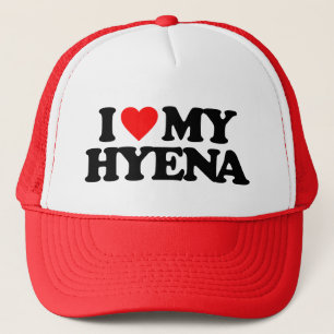 I LOVE MY HYENA TRUCKER HAT