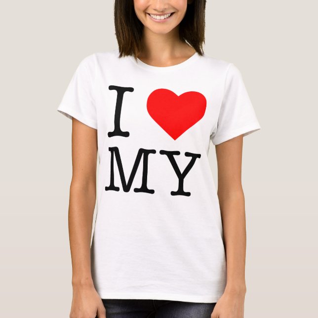 I LOVE MY I HEART MY MALAYSIA T-SHIRT (Front)