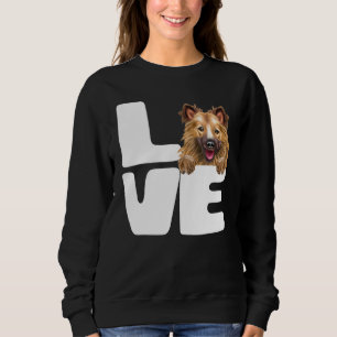 I Love My Icelandic Sheepdog Dog Sweatshirt