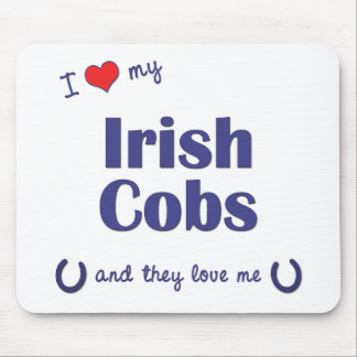 I Love My Irish Cobs (Multiple Horses) Mouse Pad
