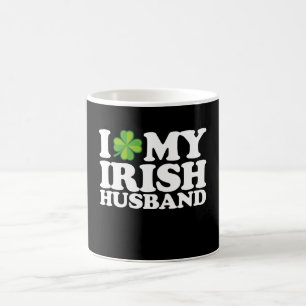 I Love My Irish Husband Couple St Patrick's Day Coffee Mug