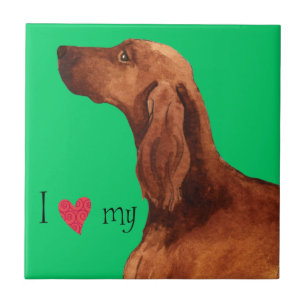 I Love my Irish Setter Tile