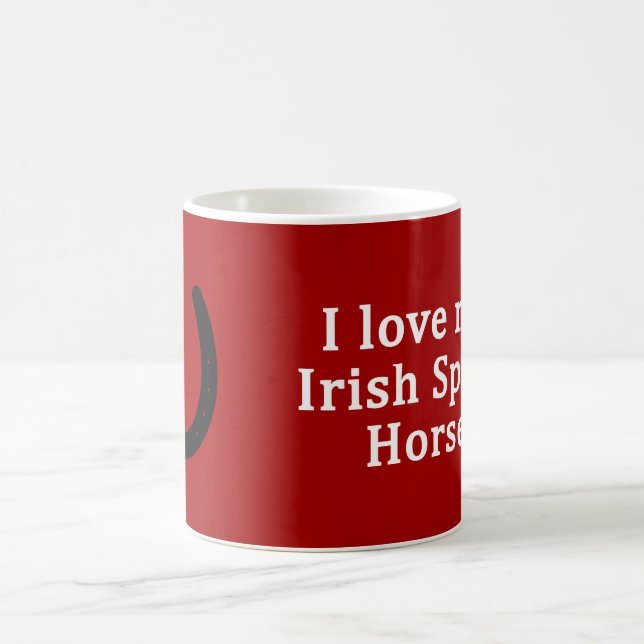 I Love My Irish Sport Horse Coffee Mug (Center)
