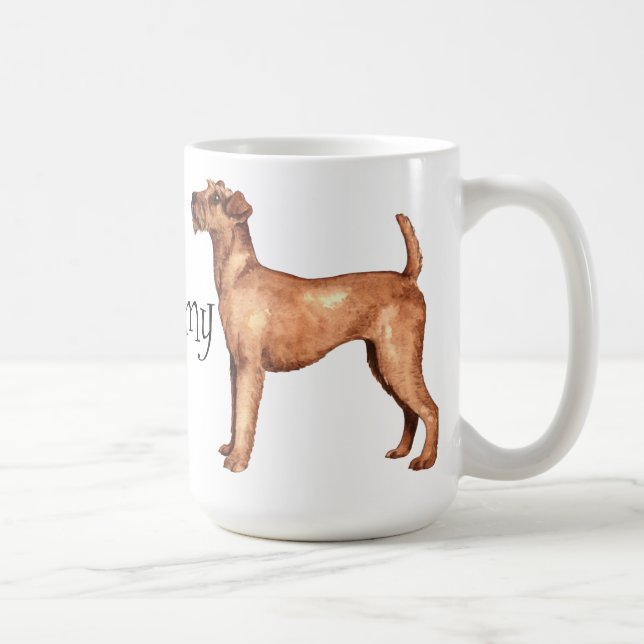 I Love my Irish Terrier Coffee Mug (Right)