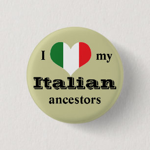 I love my Italian ancestors Button