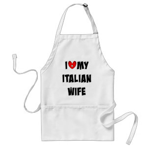 I Love My Italian Wife Standard Apron