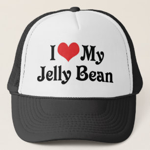 I Love My Jelly Bean Trucker Hat