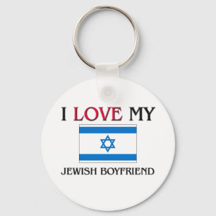 I Love My Jewish Boyfriend Key Ring