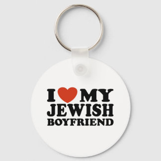I Love My Jewish Boyfriend Key Ring