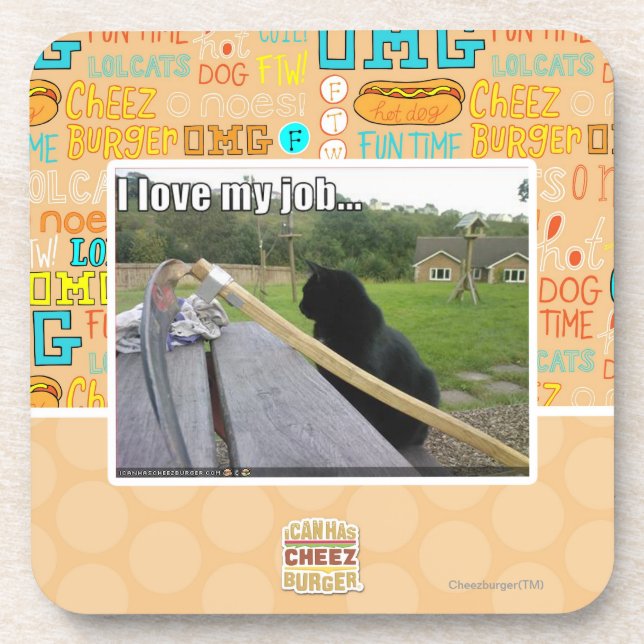 I love my job coaster (Front)