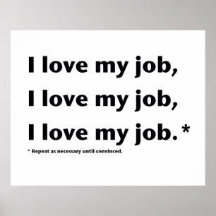 I Love My Job* Poster