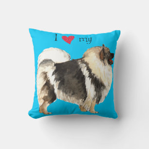 I Love my Keeshond Cushion