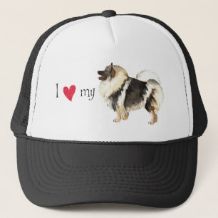 I Love my Keeshond Trucker Hat