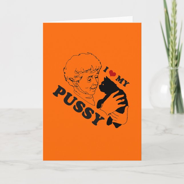 I LOVE MY KITTY CARD (Front)