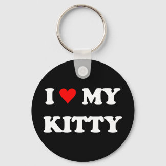 I Love My Kitty Key Ring