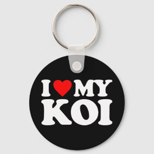 I LOVE MY KOI KEY RING