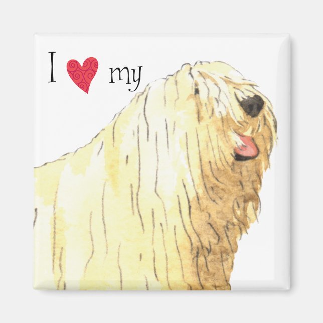 I Love my Komondor Magnet (Front)