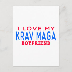 I Love My Krav Maga Boyfriend Postcard