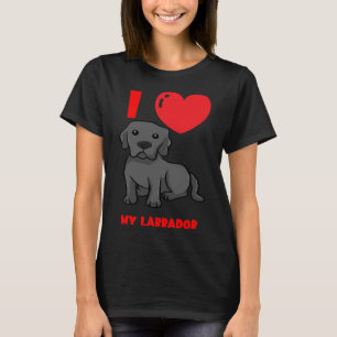 I Love My Labrador 3 T-Shirt