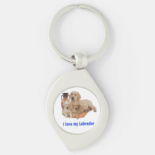 I  Love my Labrador Key Ring