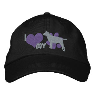 I Love my Labrador Retriever Embroidered Hat