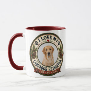 I Love My Labrador Retriever Personalised Pet Mug