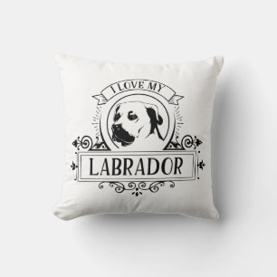 I love my  Labrador Throw Pillow