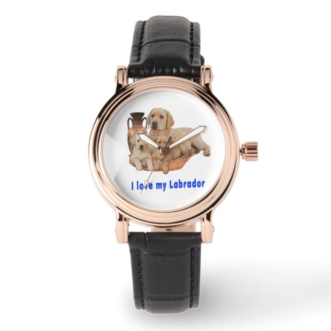 I Love my Labrador Watch (Front)