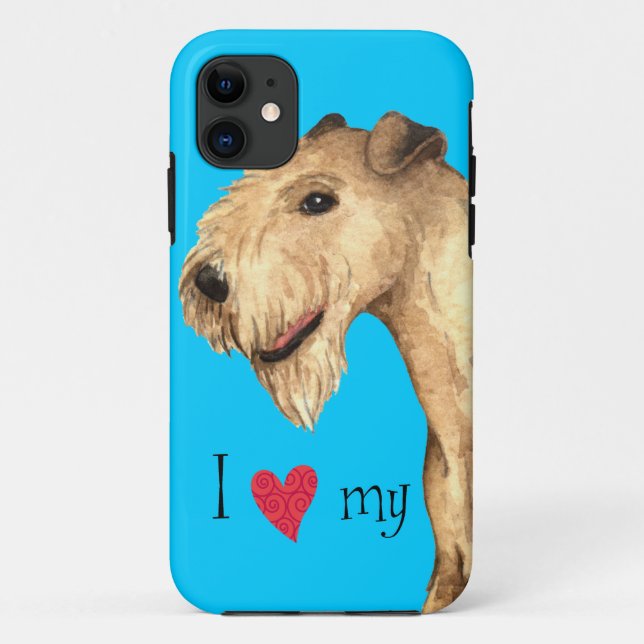 I Love my Lakeland Terrier Case-Mate iPhone Case (Back)