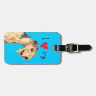 I Love my Lakeland Terrier Luggage Tag