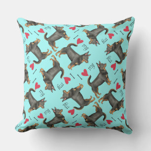 I Love my Lancashire Heeler Cushion
