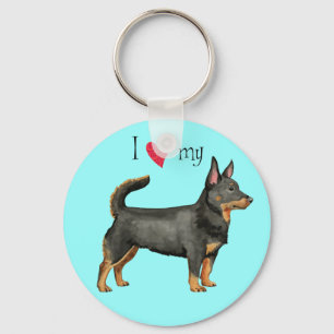I Love my Lancashire Heeler Key Ring