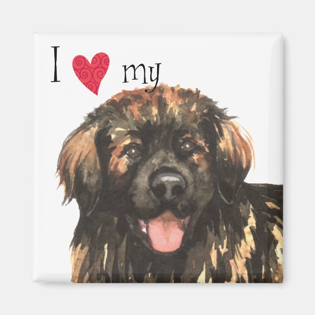 I Love my Leonberger Magnet (Front)