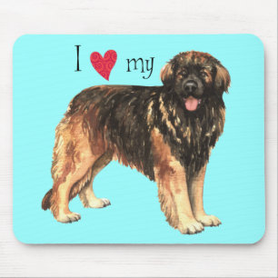 I Love my Leonberger Mouse Pad