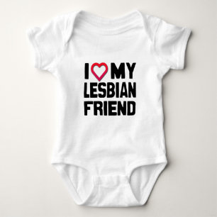 I LOVE MY LESBIAN FRIEND -.png Baby Bodysuit